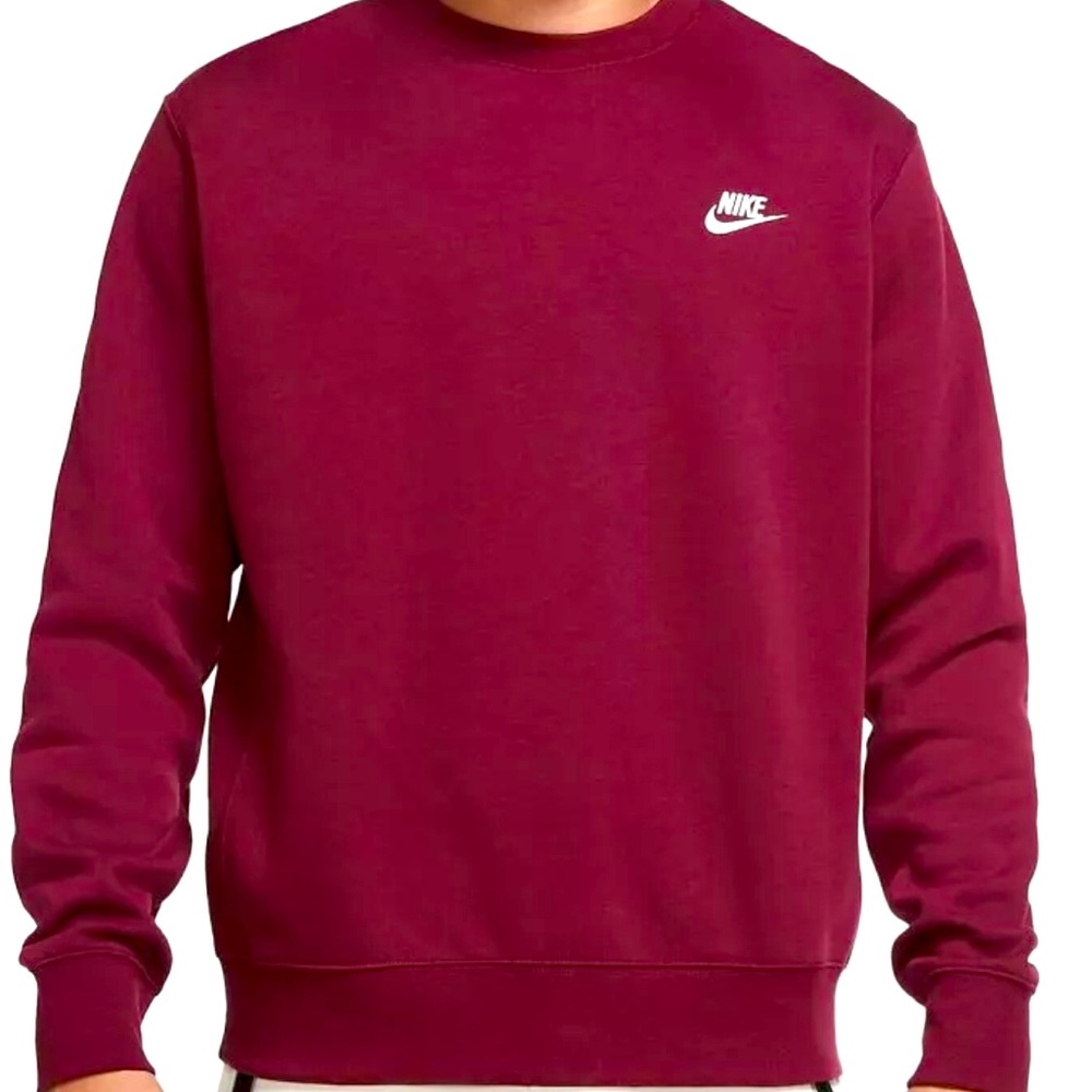 Nike Men's Crimson Crewneck Sweatshirt S Small